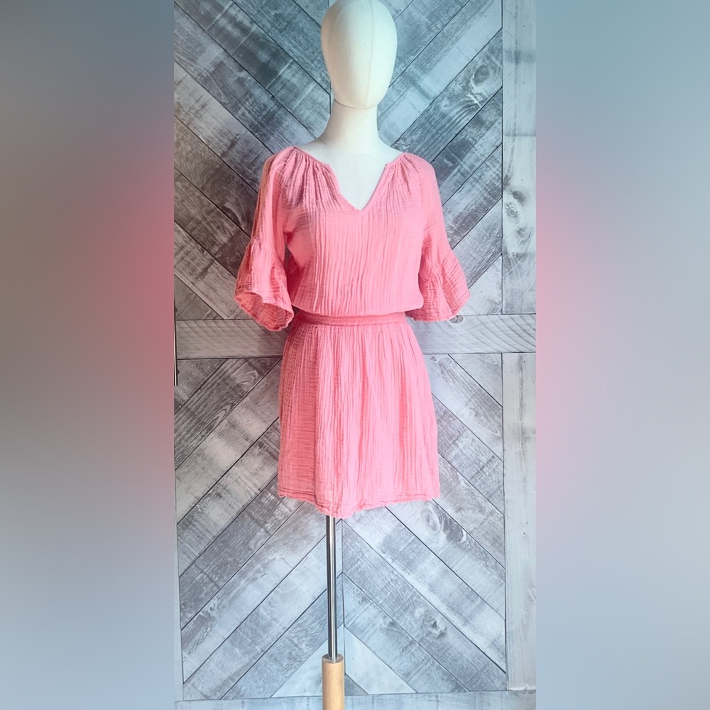 MICHAEL STARS NWOT KATELYN GAUZE DRESS - Picture 3 of 9